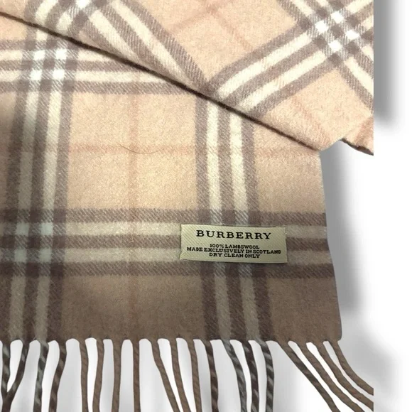 Burberry Check Fringe Scarf - Picture 4 of 4